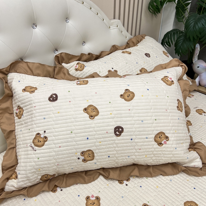 91家纺网 家纺一手货源 找家纺 寝居阁 2025新款床盖四件套 呆呆熊