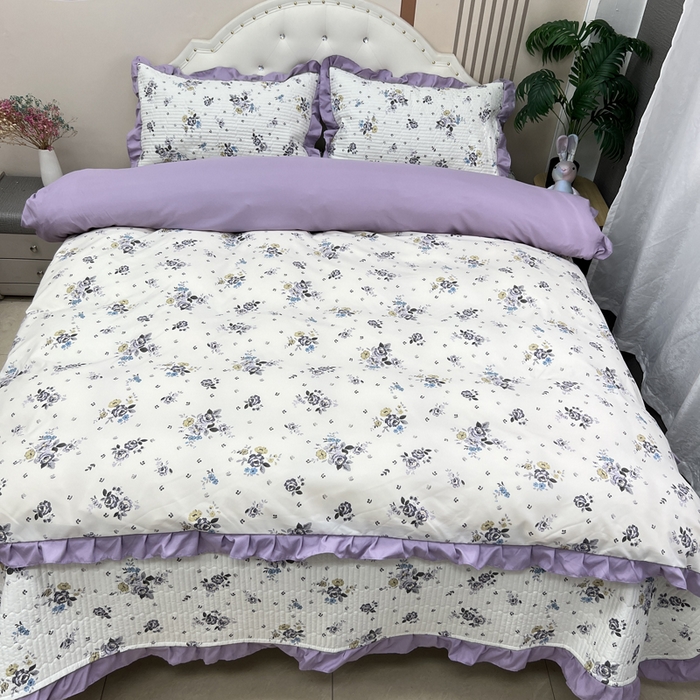 91家纺网 家纺一手货源 找家纺 寝居阁 2025新款床盖四件套 千百意