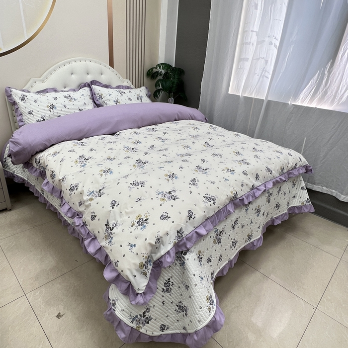 91家纺网 家纺一手货源 找家纺 寝居阁 2025新款床盖四件套 千百意