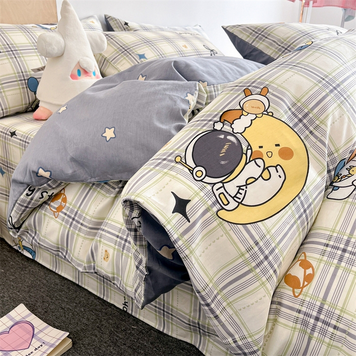 91家纺网 家纺一手货源 找家纺 （总）如约 2025新款全棉12868印花四件套