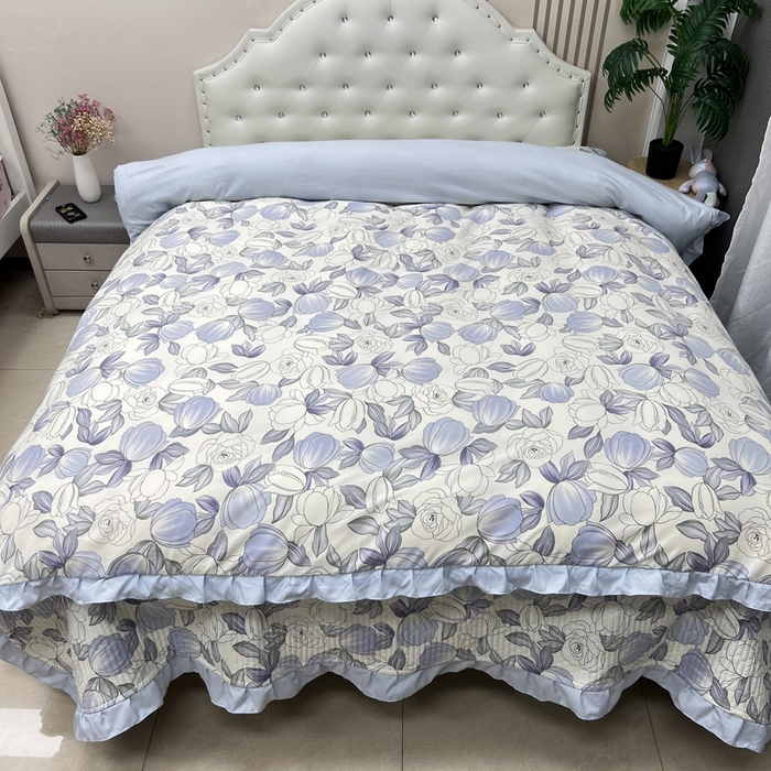 寝居阁 2025新款床盖四件套 山茶