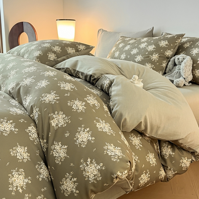 91家纺网 家纺一手货源 找家纺 （总）如约 2025新款全棉12868印花四件套