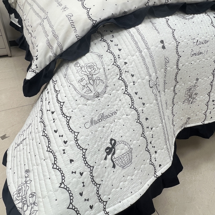 91家纺网 家纺一手货源 找家纺 寝居阁 2025新款床盖四件套 索菲亚