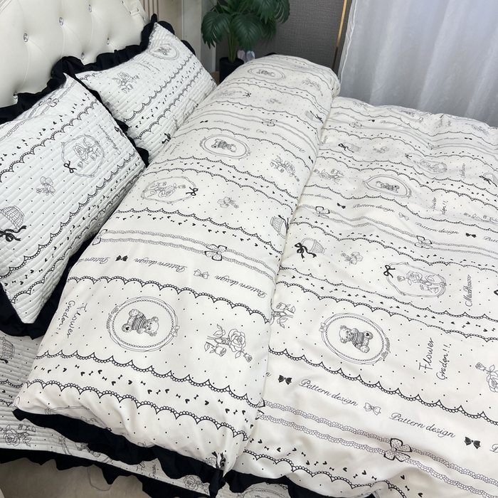 91家纺网 家纺一手货源 找家纺 寝居阁 2025新款床盖四件套 索菲亚