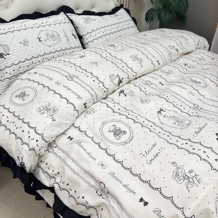 91家纺网 家纺一手货源 找家纺 寝居阁 2025新款床盖四件套 索菲亚