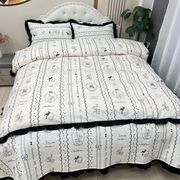 91家纺网 家纺一手货源 找家纺 寝居阁 2025新款床盖四件套 索菲亚