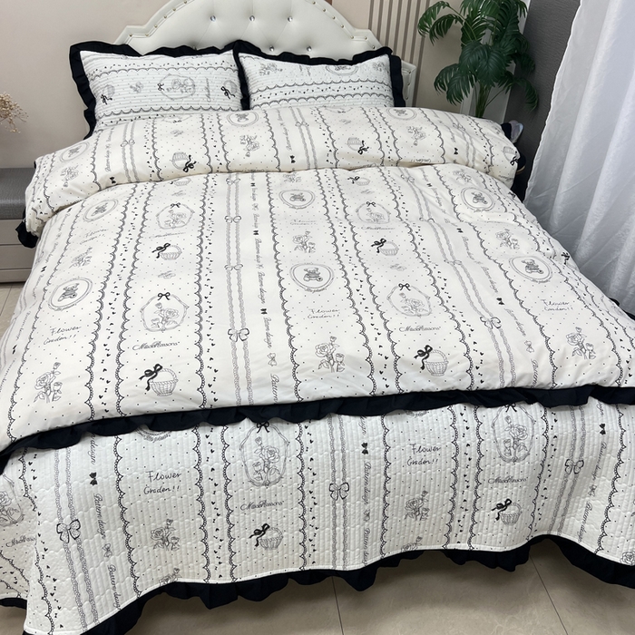 寝居阁 2025新款床盖四件套 索菲亚