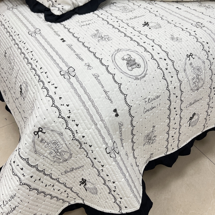 91家纺网 家纺一手货源 找家纺 寝居阁 2025新款床盖四件套 索菲亚