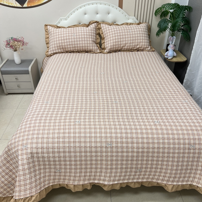 91家纺网 家纺一手货源 找家纺 寝居阁 2025新款床盖四件套 温迪格调