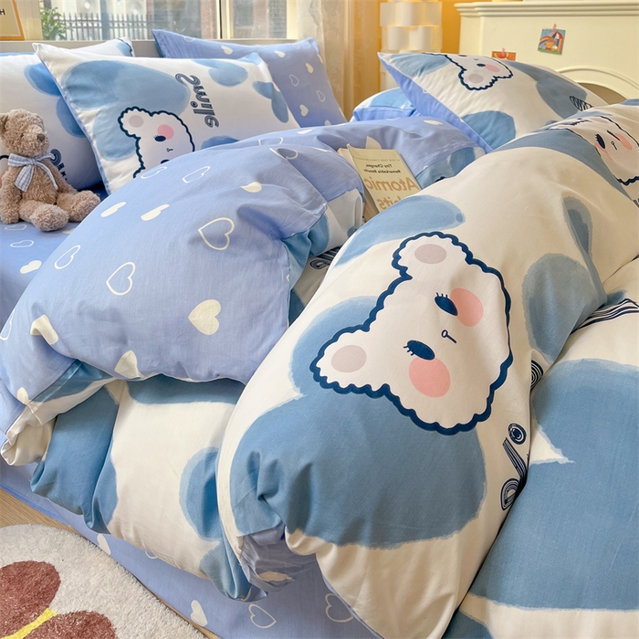 91家纺网 家纺一手货源 找家纺 （总）如约 2025新款全棉12868印花四件套