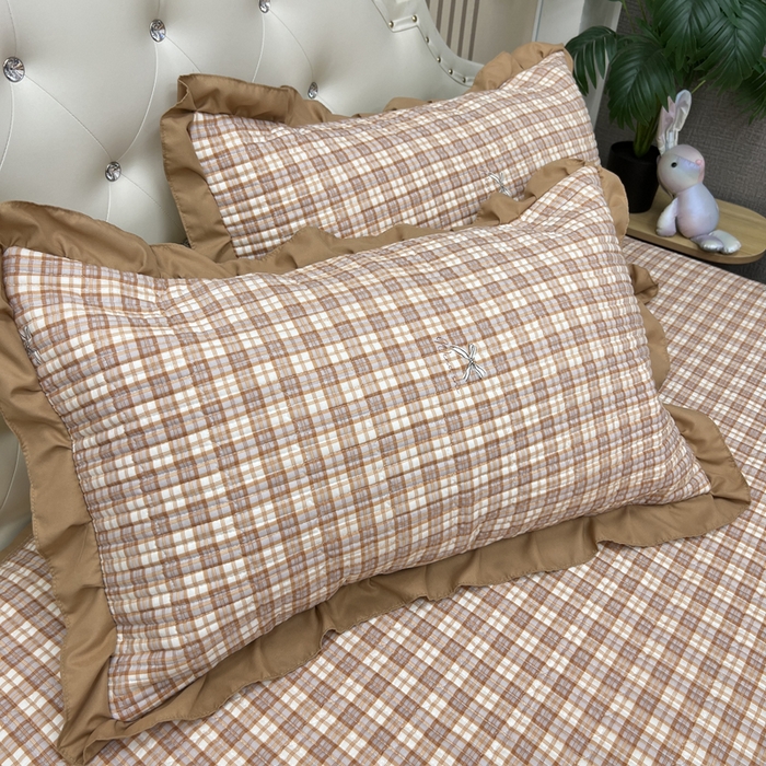 91家纺网 家纺一手货源 找家纺 寝居阁 2025新款床盖四件套 温迪格调