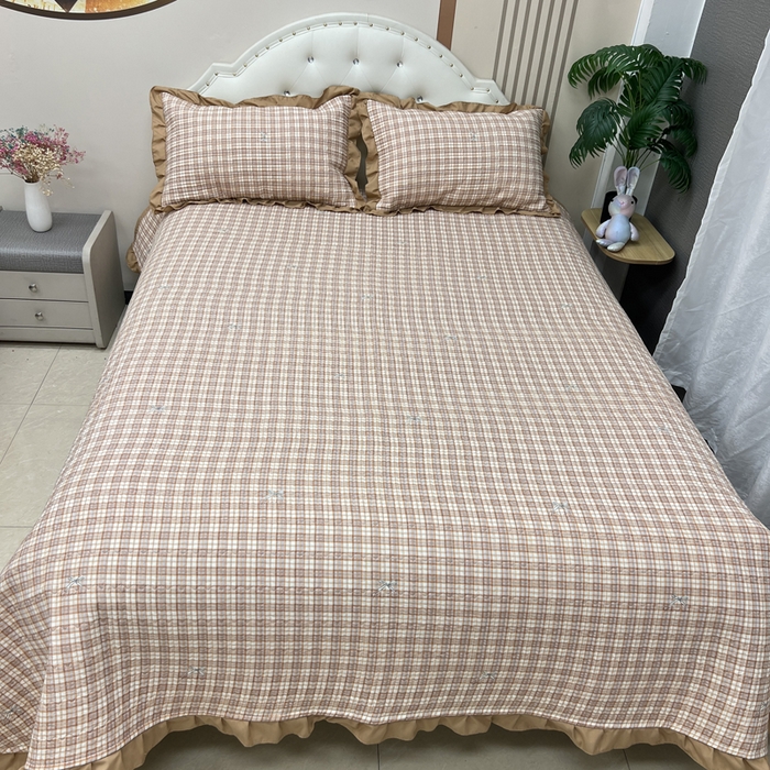 91家纺网 家纺一手货源 找家纺 寝居阁 2025新款床盖四件套 温迪格调