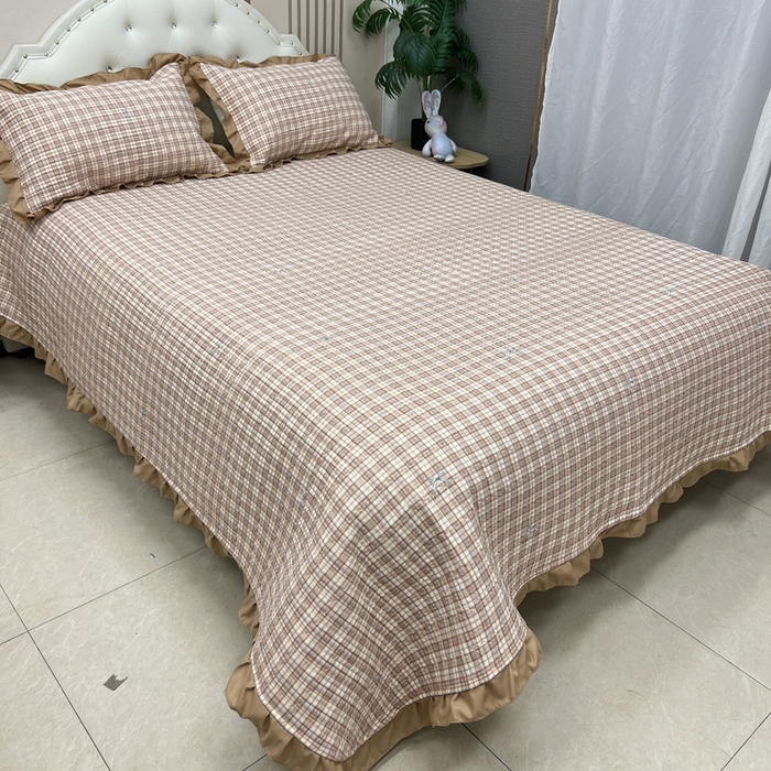 91家纺网 家纺一手货源 找家纺 寝居阁 2025新款床盖四件套 温迪格调