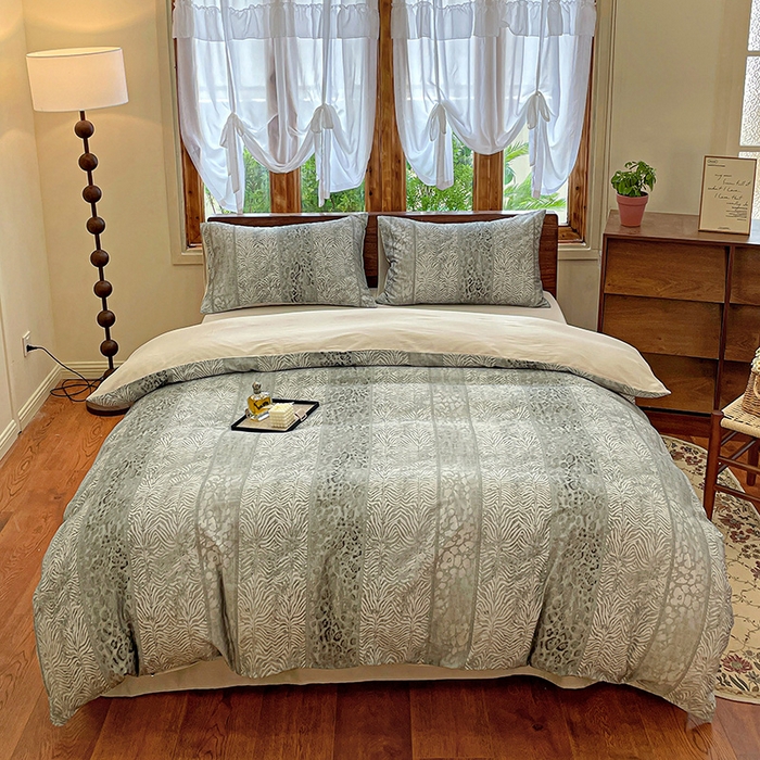 91家纺网 家纺一手货源 找家纺 （总）耀悦家纺 2025年60支纯棉印花四件套长绒棉被套床单