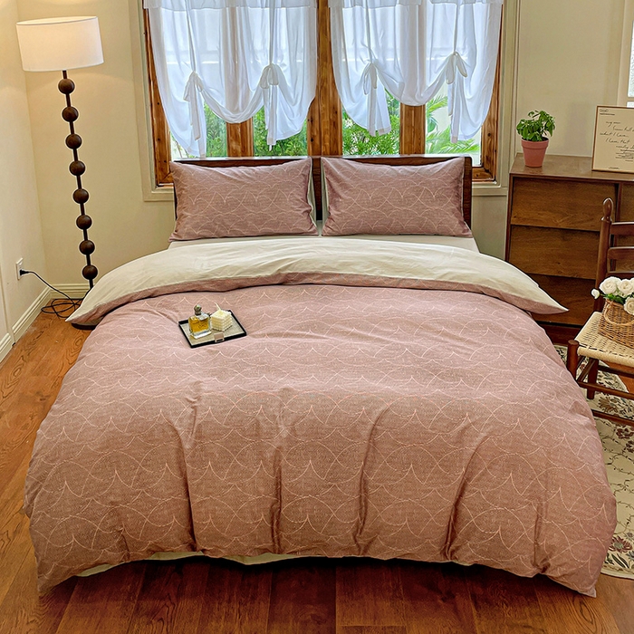 91家纺网 家纺一手货源 找家纺 （总）耀悦家纺 2025年60支纯棉印花四件套长绒棉被套床单