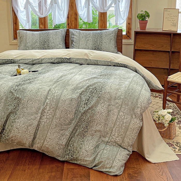 91家纺网 家纺一手货源 找家纺 （总）耀悦家纺 2025年60支纯棉印花四件套长绒棉被套床单