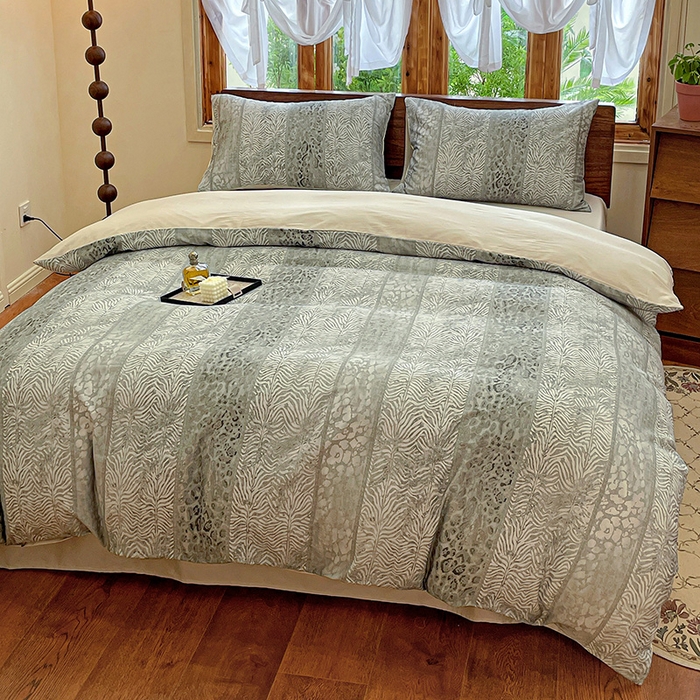 91家纺网 家纺一手货源 找家纺 （总）耀悦家纺 2025年60支纯棉印花四件套长绒棉被套床单