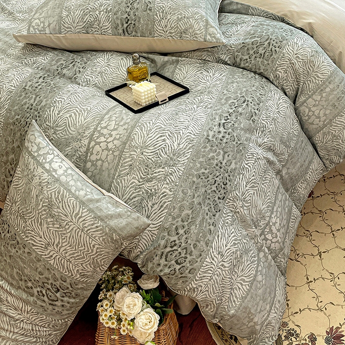 91家纺网 家纺一手货源 找家纺 （总）耀悦家纺 2025年60支纯棉印花四件套长绒棉被套床单