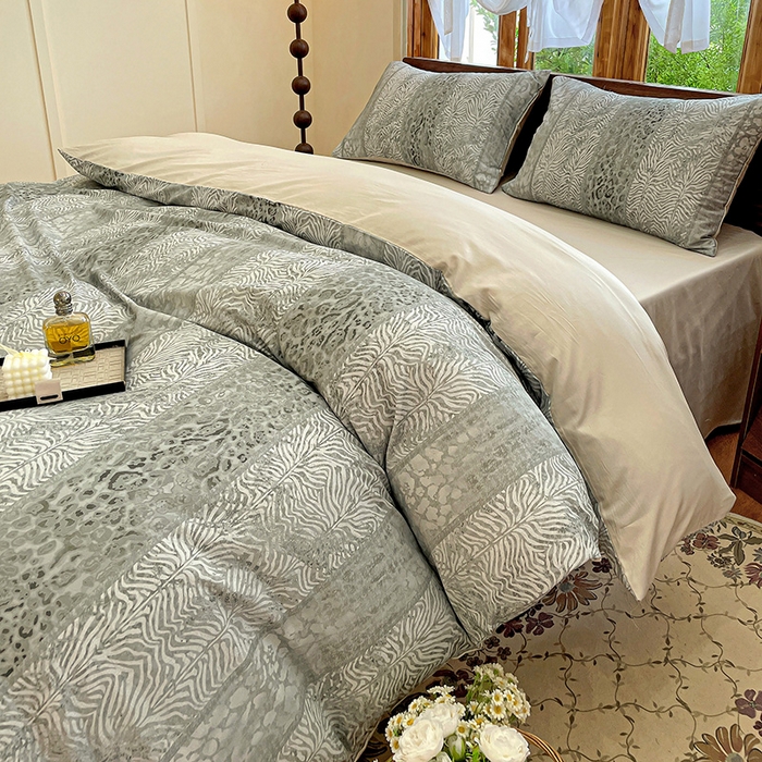 91家纺网 家纺一手货源 找家纺 （总）耀悦家纺 2025年60支纯棉印花四件套长绒棉被套床单