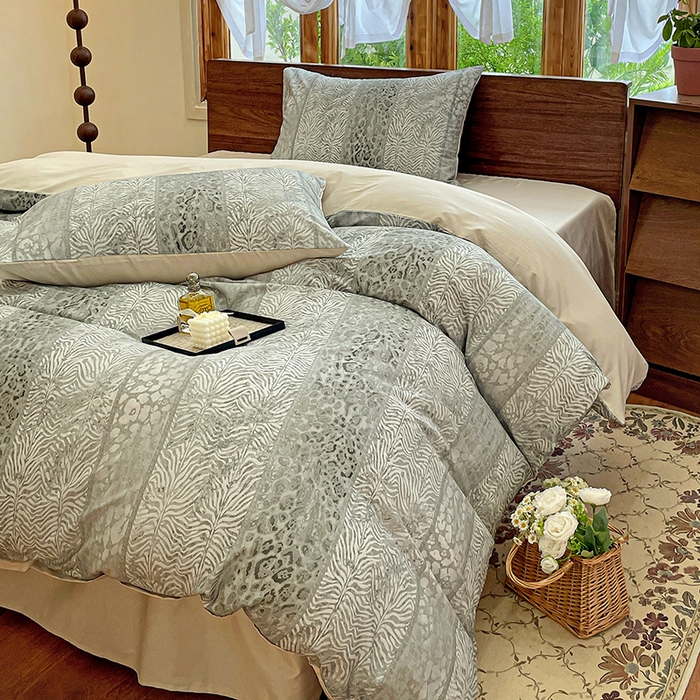 91家纺网 家纺一手货源 找家纺 （总）耀悦家纺 2025年60支纯棉印花四件套长绒棉被套床单