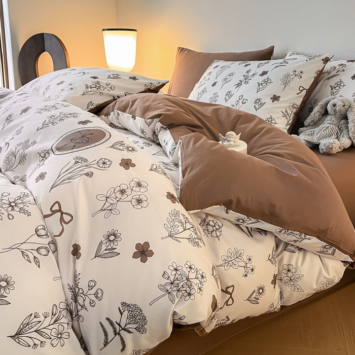 91家纺网 家纺一手货源 找家纺 （总）如约 2025新款全棉12868印花四件套