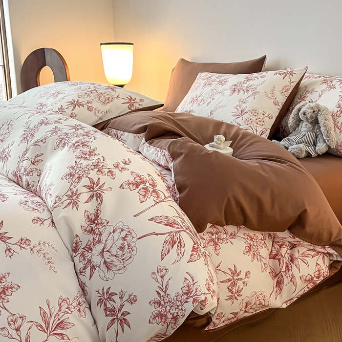 91家纺网 家纺一手货源 找家纺 （总）如约 2025新款全棉12868印花四件套