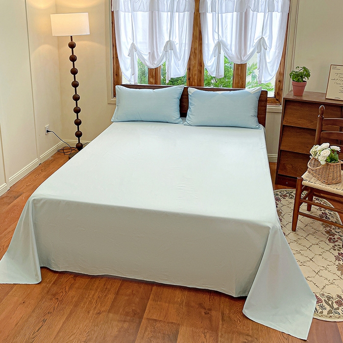 91家纺网 家纺一手货源 找家纺 耀悦家纺 2025年60支纯棉印花四件套长绒棉被套床单 梦幻林海