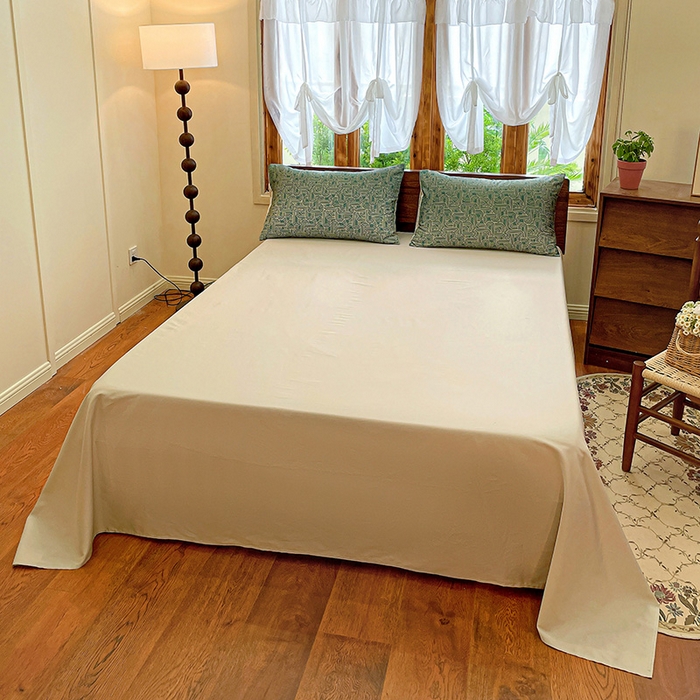 91家纺网 家纺一手货源 找家纺 耀悦家纺 2025年60支纯棉印花四件套长绒棉被套床单 优雅纹章