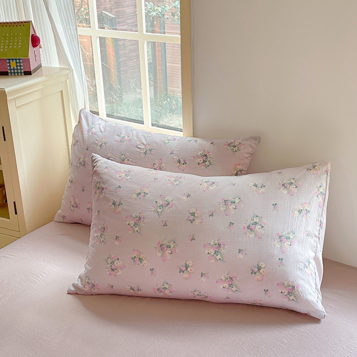 91家纺网 家纺一手货源 找家纺 水木坊 2025新款云感针织双层纱三件套四件套 奶油味的暗恋