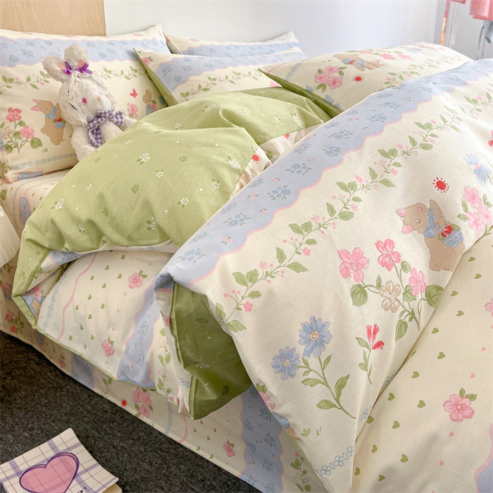 91家纺网 家纺一手货源 找家纺 （总）如约 2025春夏新款12868全棉印花单被套