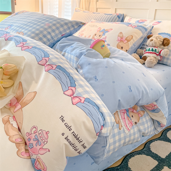 91家纺网 家纺一手货源 找家纺 （总）如约 2025春夏新款12868全棉印花单被套