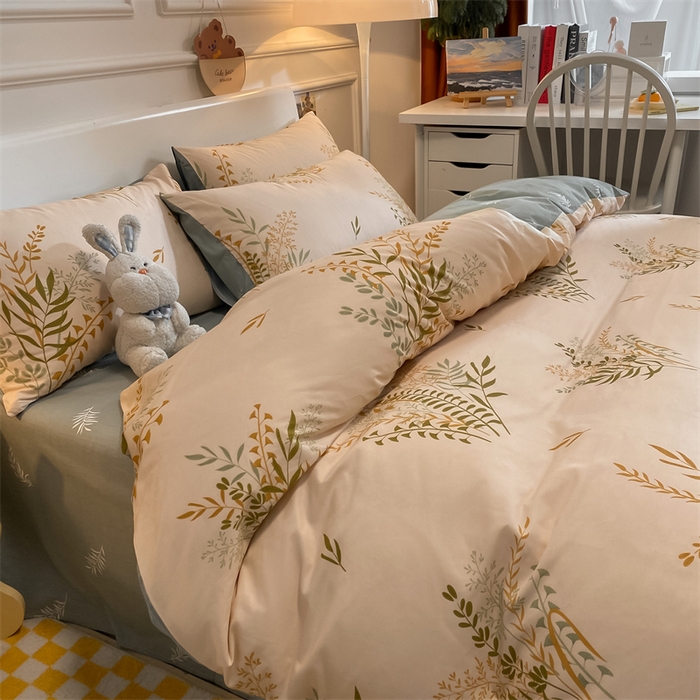 91家纺网 家纺一手货源 找家纺 （总）如约 2025春夏新款12868全棉印花单被套