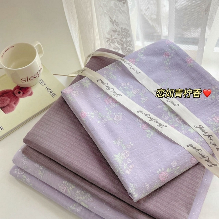 水木坊 2025新款云感针织双层纱三件套四件套 恋如青柠香