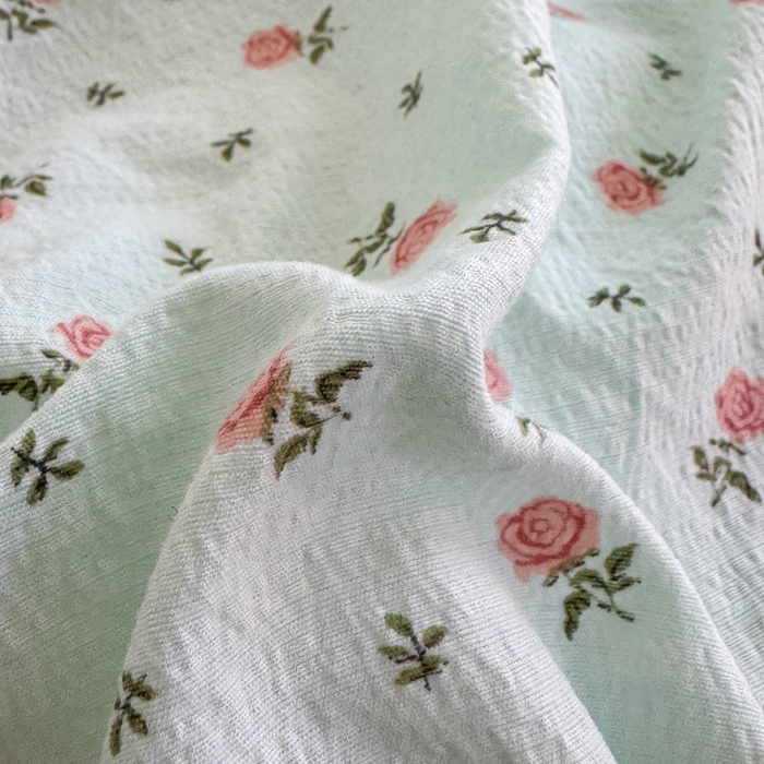 91家纺网 家纺一手货源 找家纺  （提供买家秀 爆款花型 不断货）2025新款超柔云感棉木棉双层纱单床单 旧情难续-绿