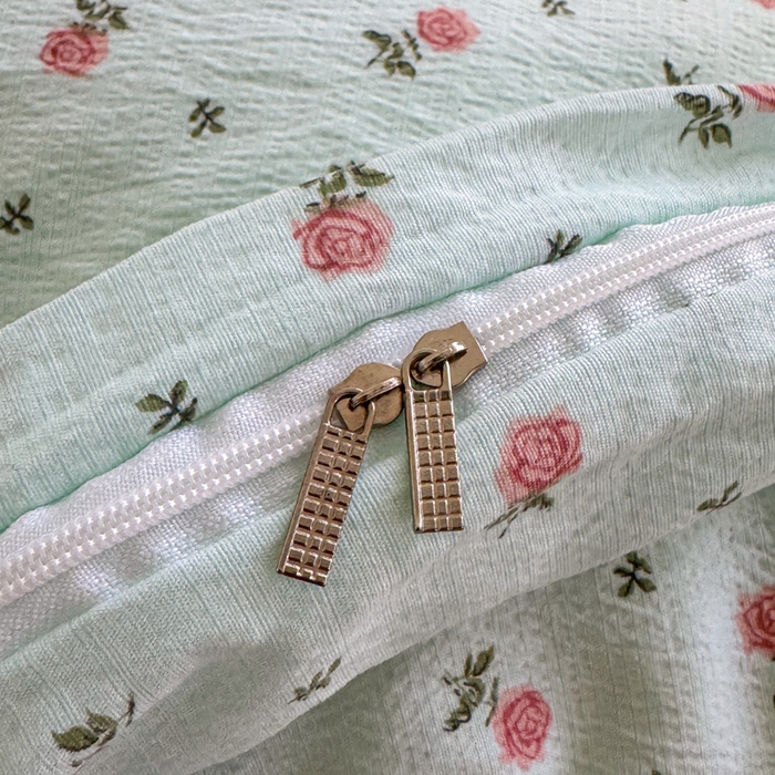 91家纺网 家纺一手货源 找家纺  （提供买家秀 爆款花型 不断货）2025新款超柔云感棉木棉双层纱单床单 旧情难续-绿