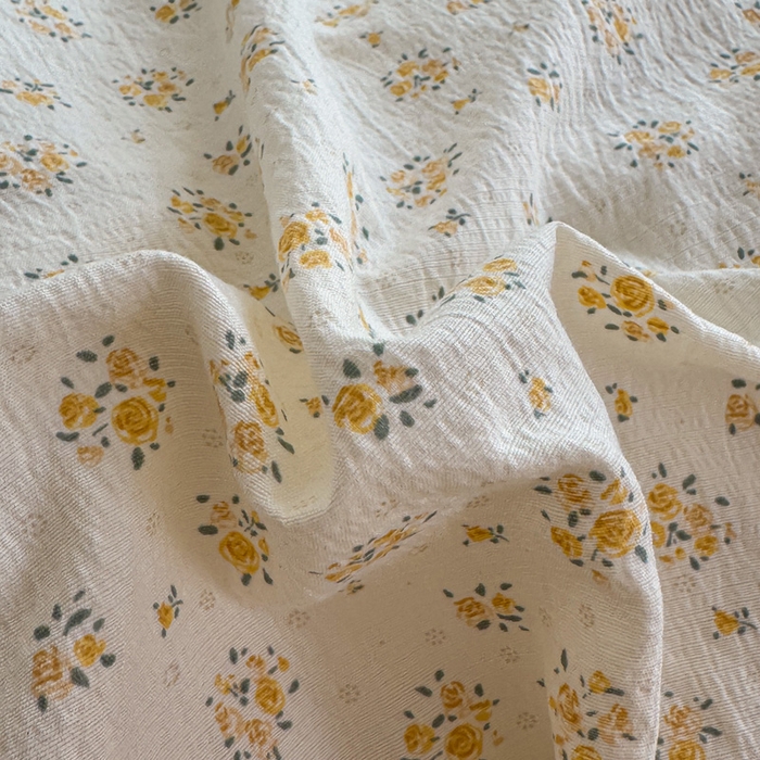 91家纺网 家纺一手货源 找家纺  （提供买家秀 爆款花型 不断货）2025新款超柔云感棉木棉双层纱单床单 橘子海