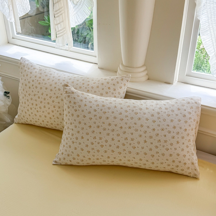 91家纺网 家纺一手货源 找家纺  （提供买家秀 爆款花型 不断货）2025新款超柔云感棉木棉双层纱单床单 橘子海