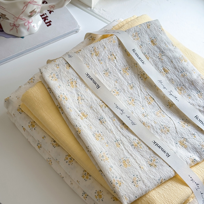 91家纺网 家纺一手货源 找家纺  （提供买家秀 爆款花型 不断货）2025新款超柔云感棉木棉双层纱单床单 橘子海