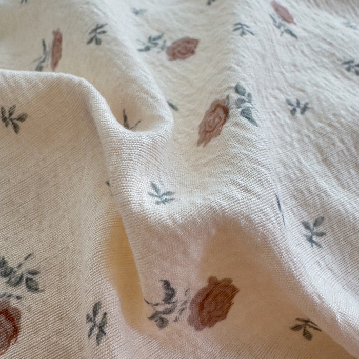 91家纺网 家纺一手货源 找家纺  （提供买家秀 爆款花型 不断货）2025新款超柔云感棉木棉双层纱单床单 旧情难续-咖