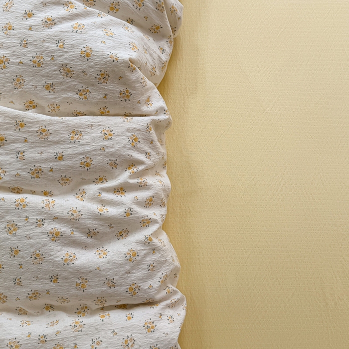 91家纺网 家纺一手货源 找家纺  （提供买家秀 爆款花型 不断货）2025新款超柔云感棉木棉双层纱单床单 橘子海