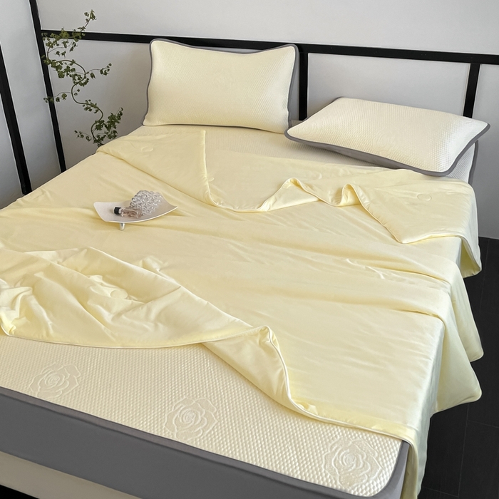 91家纺网 家纺一手货源 找家纺 （总）欧邦2025新款提花冰豆豆床笠款夏被四件套-牡丹系列