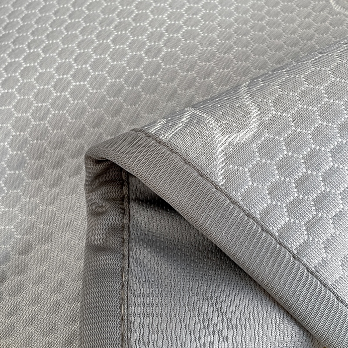 91家纺网 家纺一手货源 找家纺 欧邦2025新款提花冰豆豆床笠款夏被四件套-牡丹系列 牡丹-高级灰