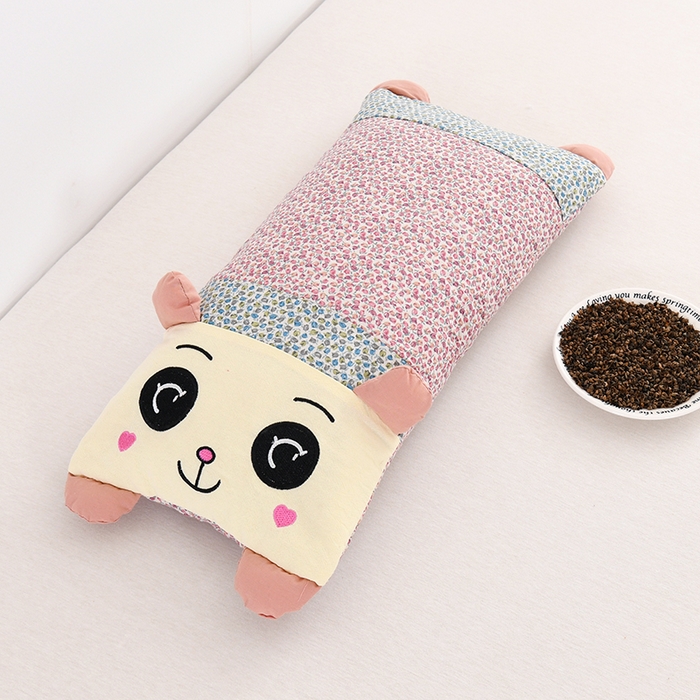 91家纺网 家纺一手货源 找家纺 （总）2025新款卡通大脸猫-皮卡熊-枕芯全棉荞麦枕印花枕头学生护颈枕儿童枕头