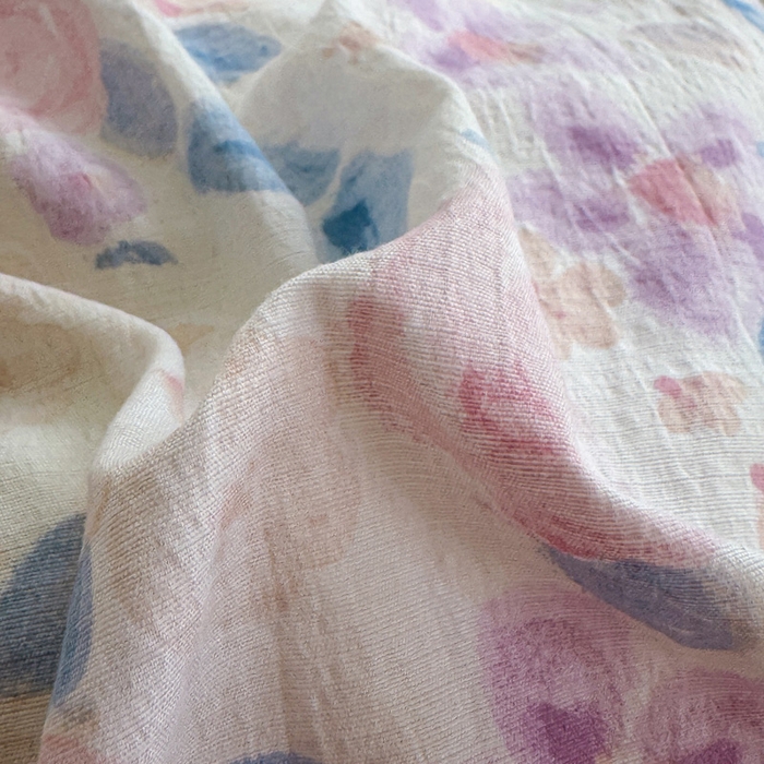 91家纺网 家纺一手货源 找家纺  （提供买家秀 爆款花型 不断货）2025新款超柔A类云感棉木棉双层纱四件套 时间画报