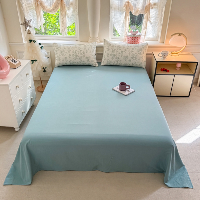 91家纺网 家纺一手货源 找家纺  （提供买家秀 爆款花型 不断货）2025新款超柔A类云感棉木棉双层纱四件套 海象森林