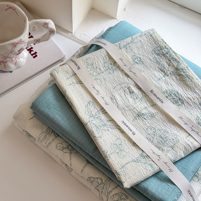 91家纺网 家纺一手货源 找家纺  （提供买家秀 爆款花型 不断货）2025新款超柔A类云感棉木棉双层纱四件套 海象森林