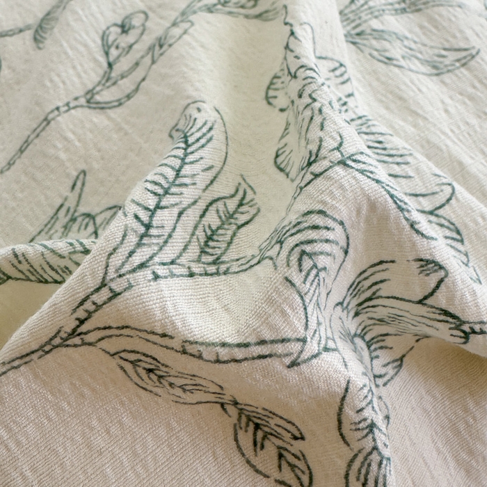 91家纺网 家纺一手货源 找家纺  （提供买家秀 爆款花型 不断货）2025新款超柔A类云感棉木棉双层纱四件套 海象森林