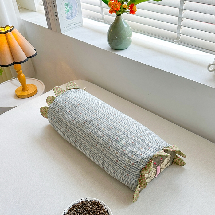 91家纺网 家纺一手货源 找家纺 （总）2025新款花蝴蝶荞麦枕头全棉双层纱儿童枕芯学生护颈枕