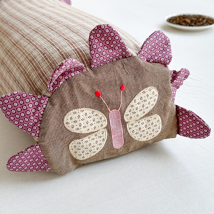 91家纺网 家纺一手货源 找家纺 （总）2025新款花蝴蝶荞麦枕头全棉双层纱儿童枕芯学生护颈枕