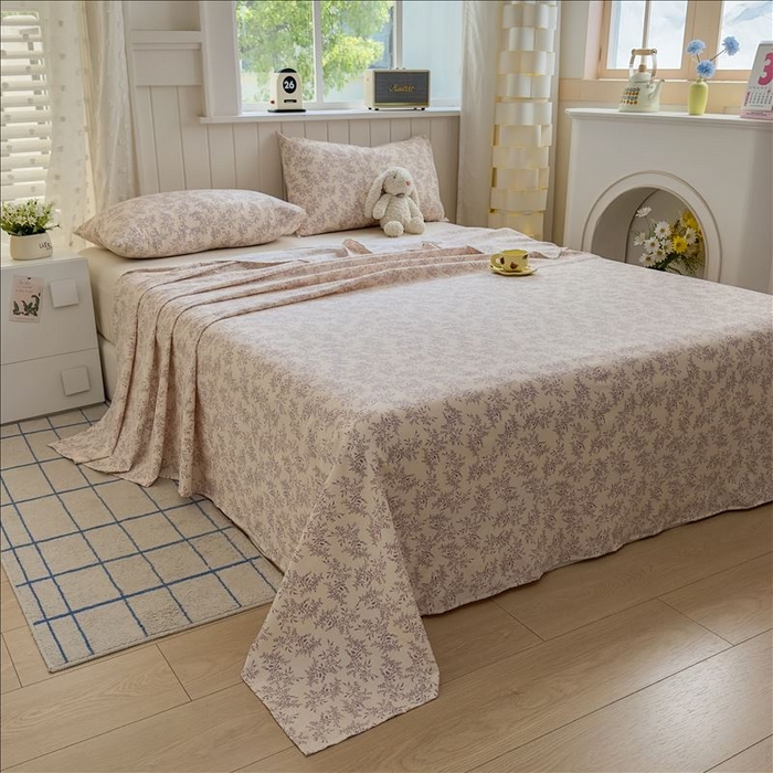 91家纺网 家纺一手货源 找家纺 丝芙妮家居（原乐视家纺） 2026新款A类云木棉床单系列 思绪